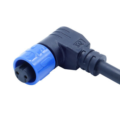 আঙ্গুল মহিলা প্লাগ M12 IP68 বহিরঙ্গন LED আলো জন্য জলরোধী স্ক্রু টাইপ সংযোগকারী